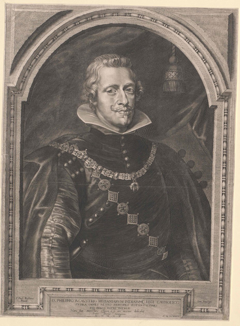Španělský král Filip IV. od Artist Unknown