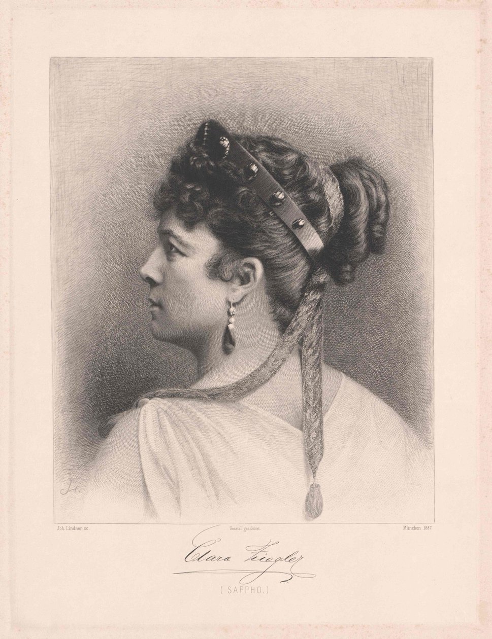 Klara Ziegler od Artist Unknown