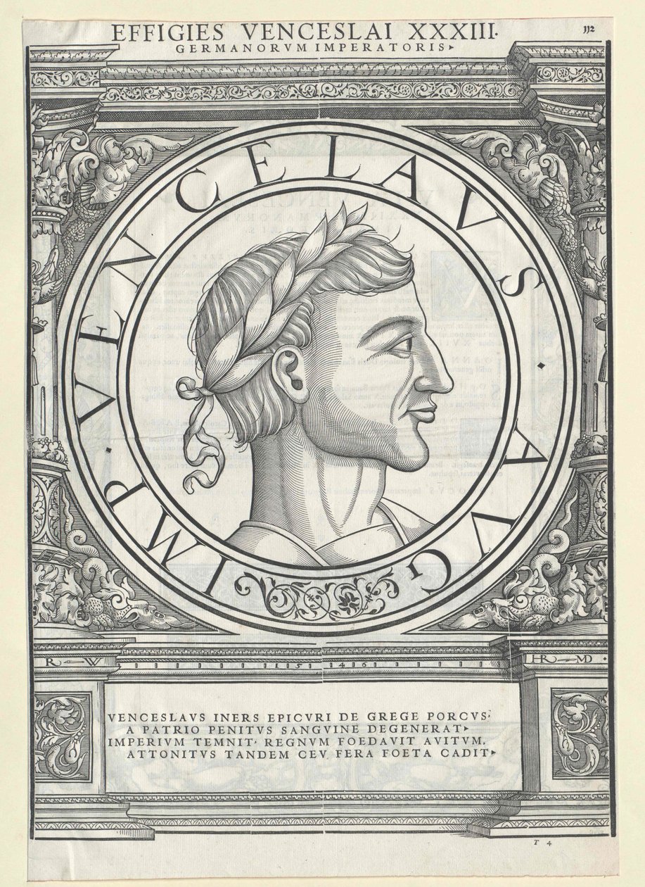 Král Václav od Artist Unknown