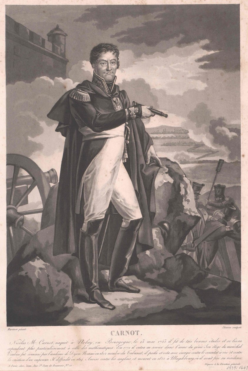 Lazare Nicolas Marguerite Comte Carnot od Artist Unknown