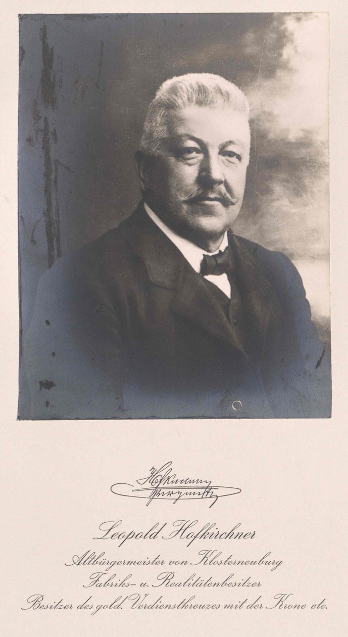 Leopold Hofkirchner (tisk) od Artist Unknown