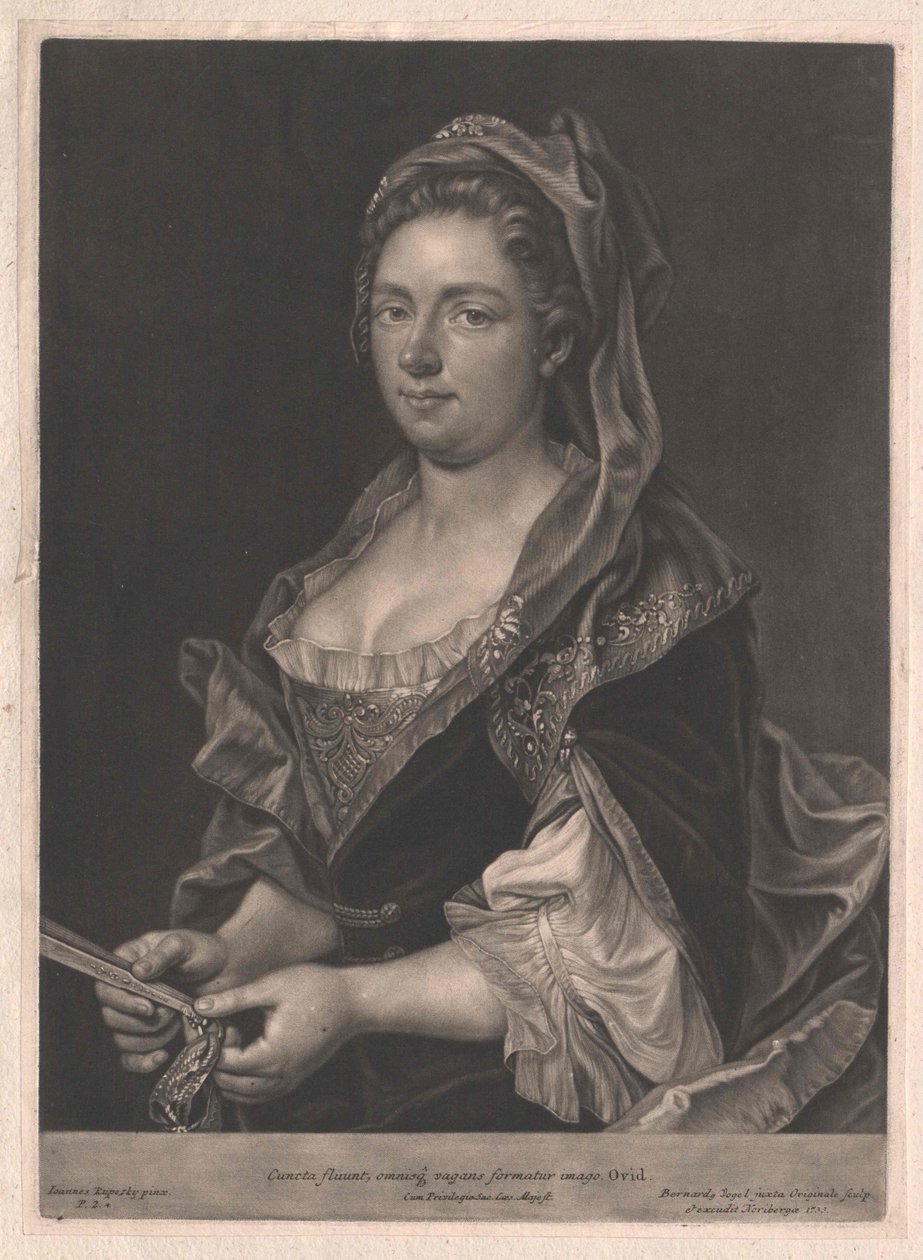 Žil kolem roku 1735 Haberstock od Artist Unknown