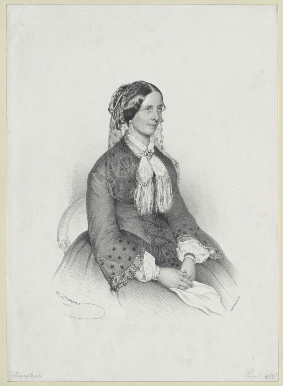 Žil kolem roku 1853 Himmelbauer od Artist Unknown