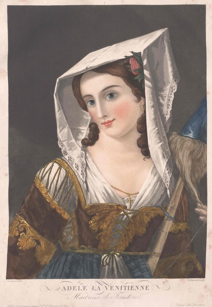 Žila v 16. století Adele La Venitienne od Artist Unknown