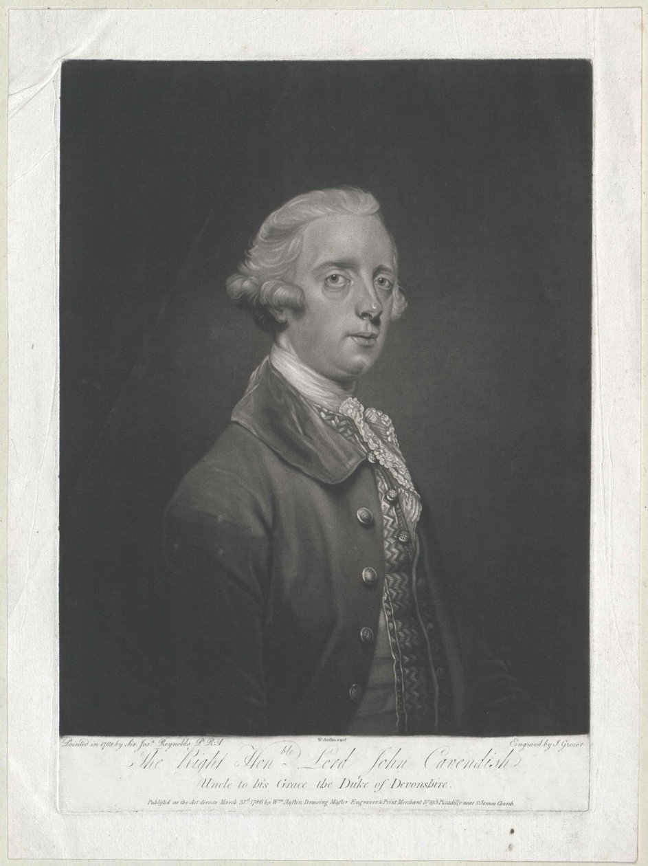 Lord John Cavendish od Artist Unknown