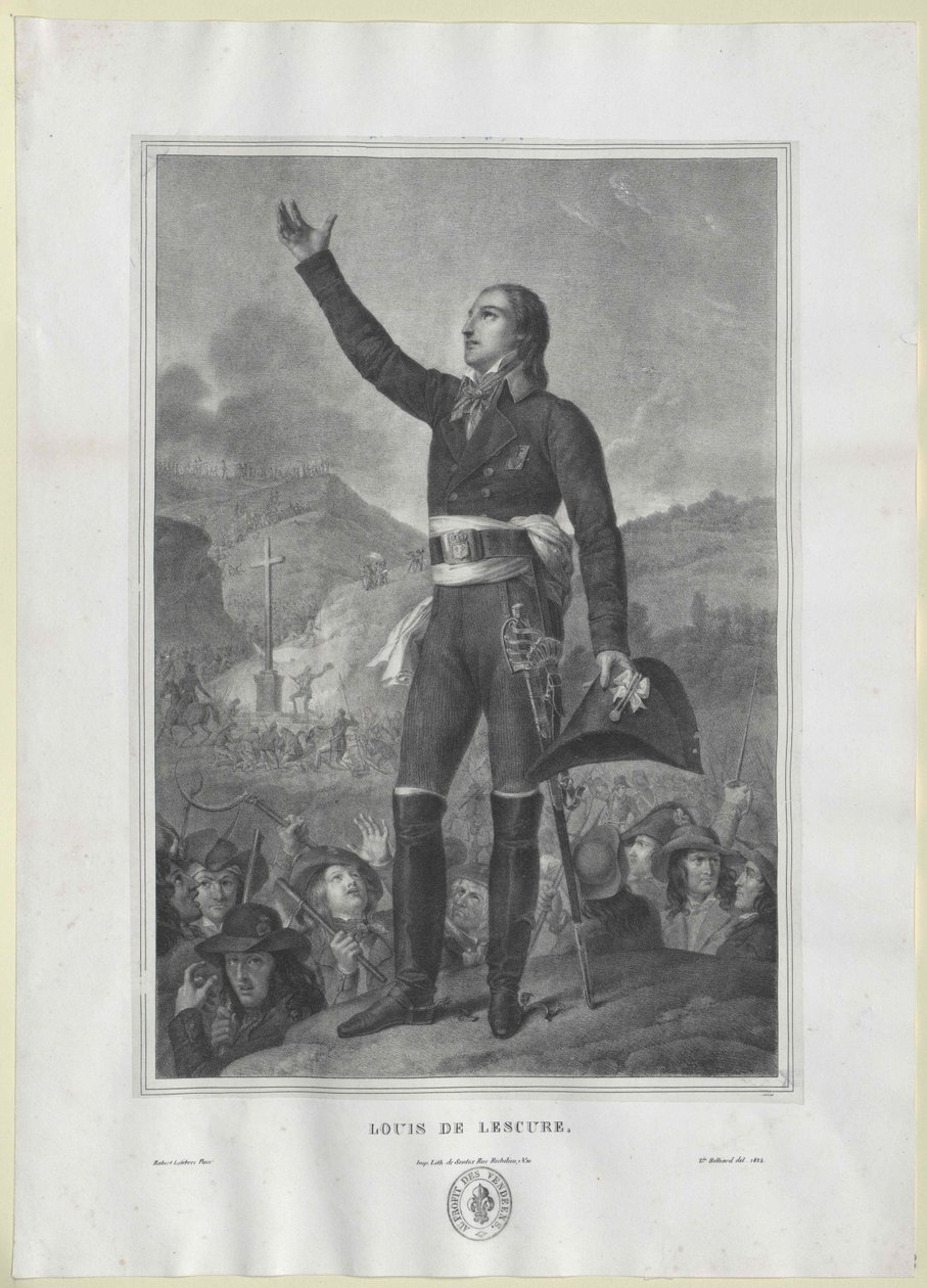 Louis-Marie de Salgues markýz de Lescure od Artist Unknown