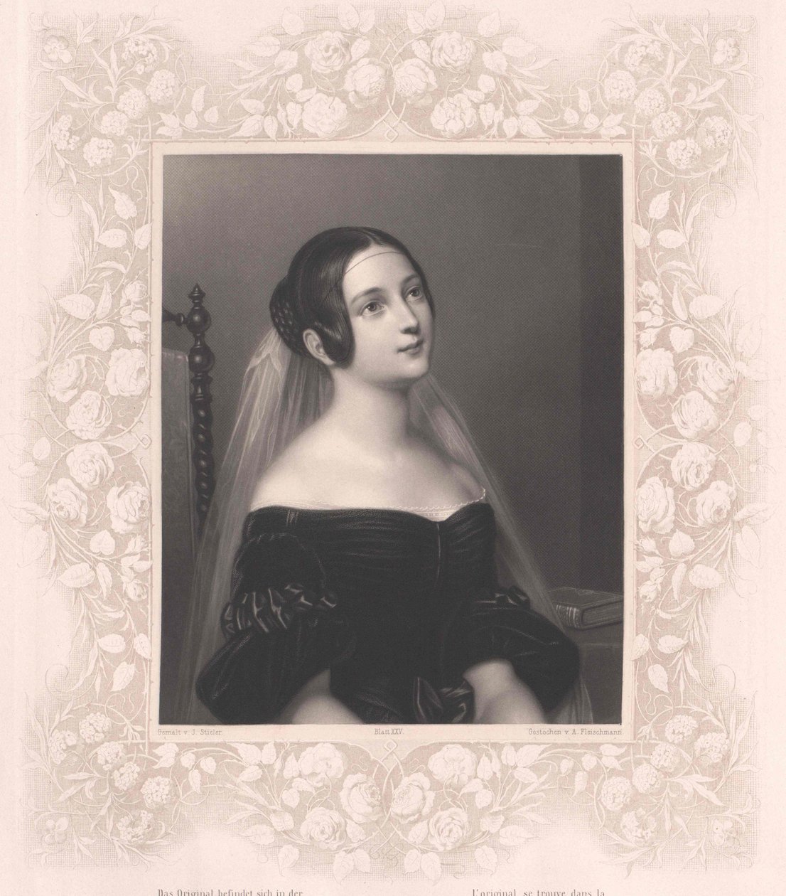 Louise baronka von Neubeck (tisk) od Artist Unknown