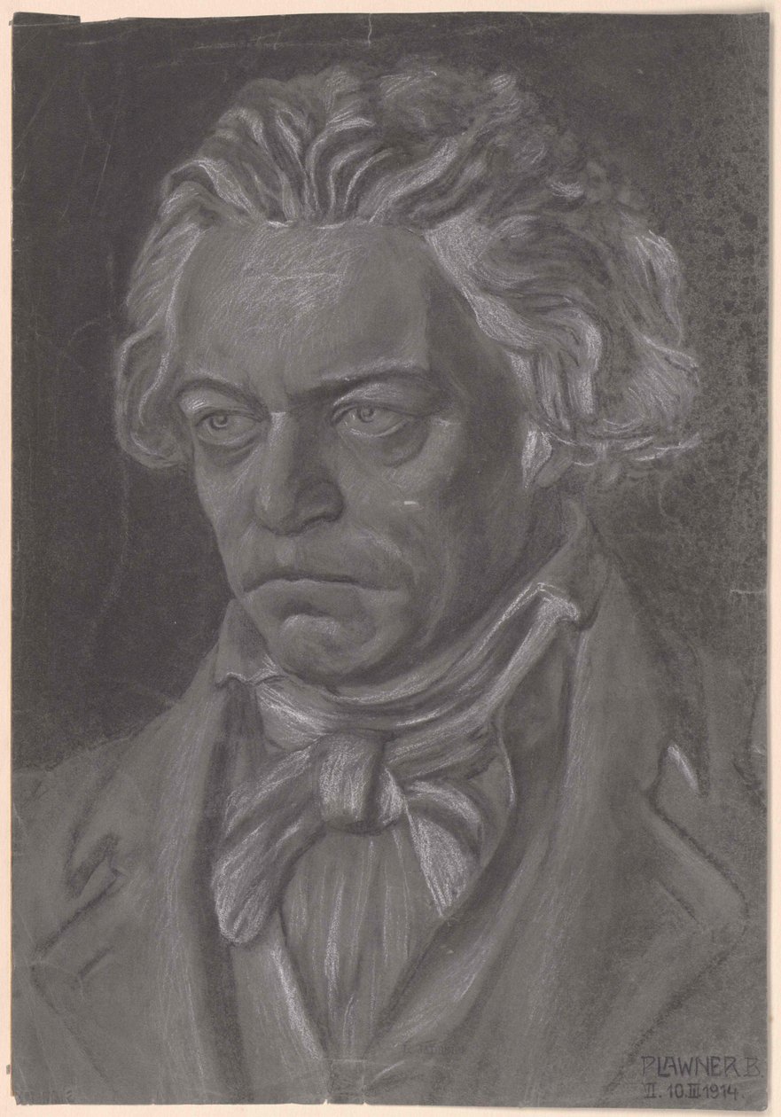 Ludwig van Beethoven od Artist Unknown