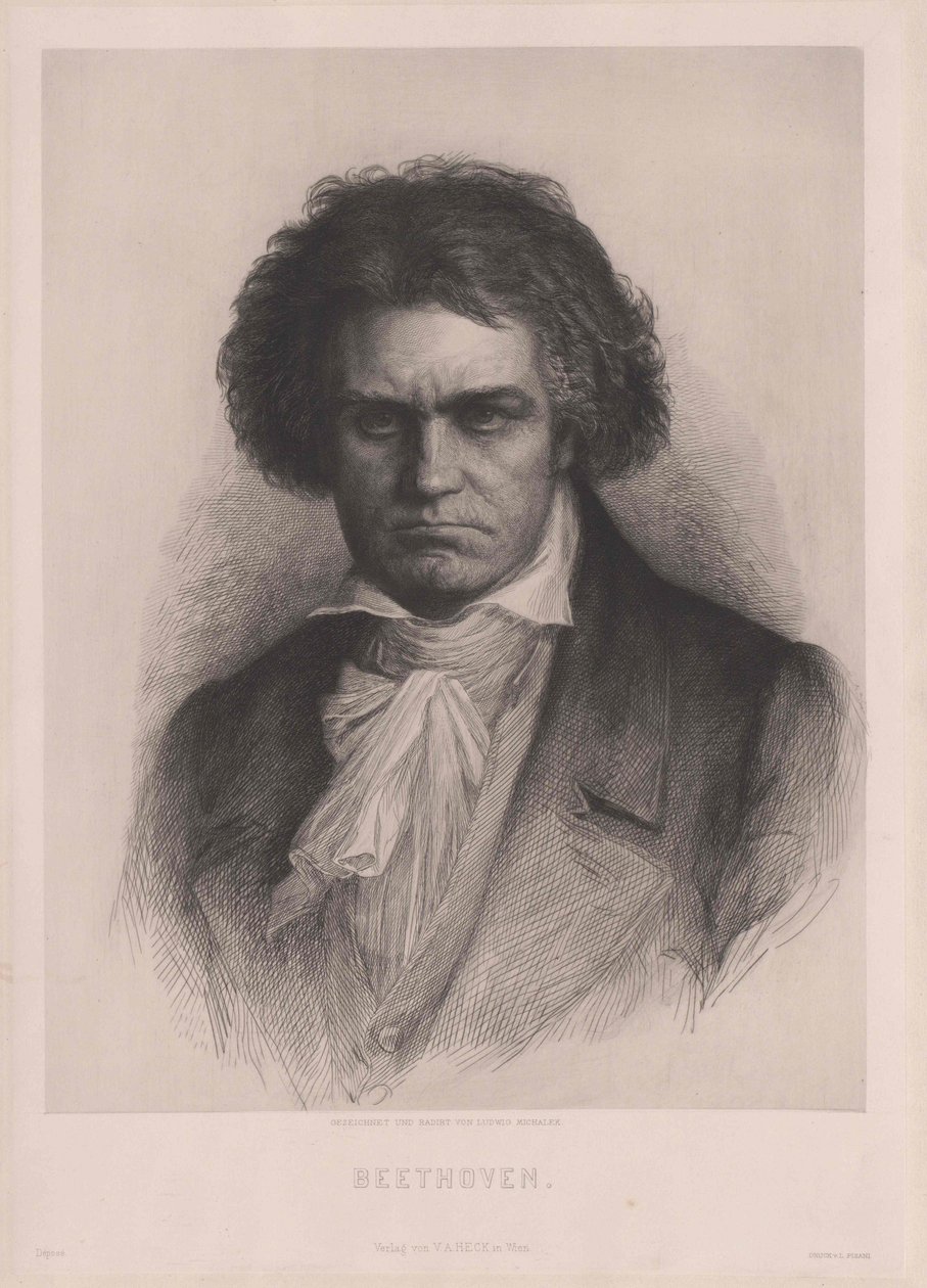 Ludwig van Beethoven od Artist Unknown