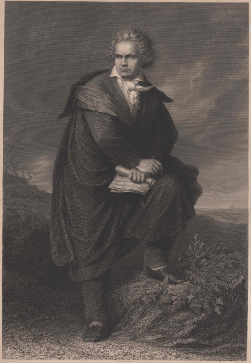 Ludwig van Beethoven od Artist Unknown