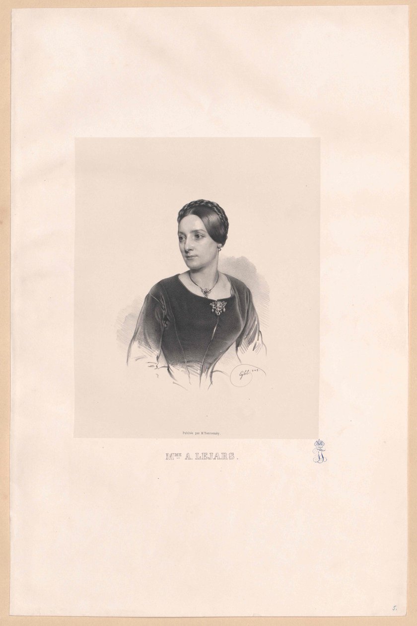 Madame Lejars od Artist Unknown