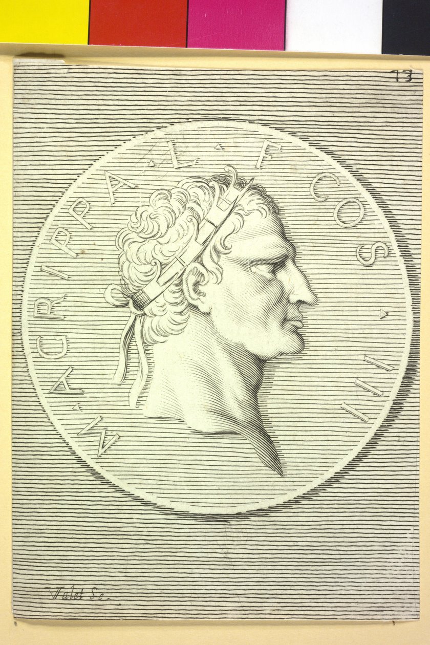 Marcus Vipsanius Agrippa od Artist Unknown