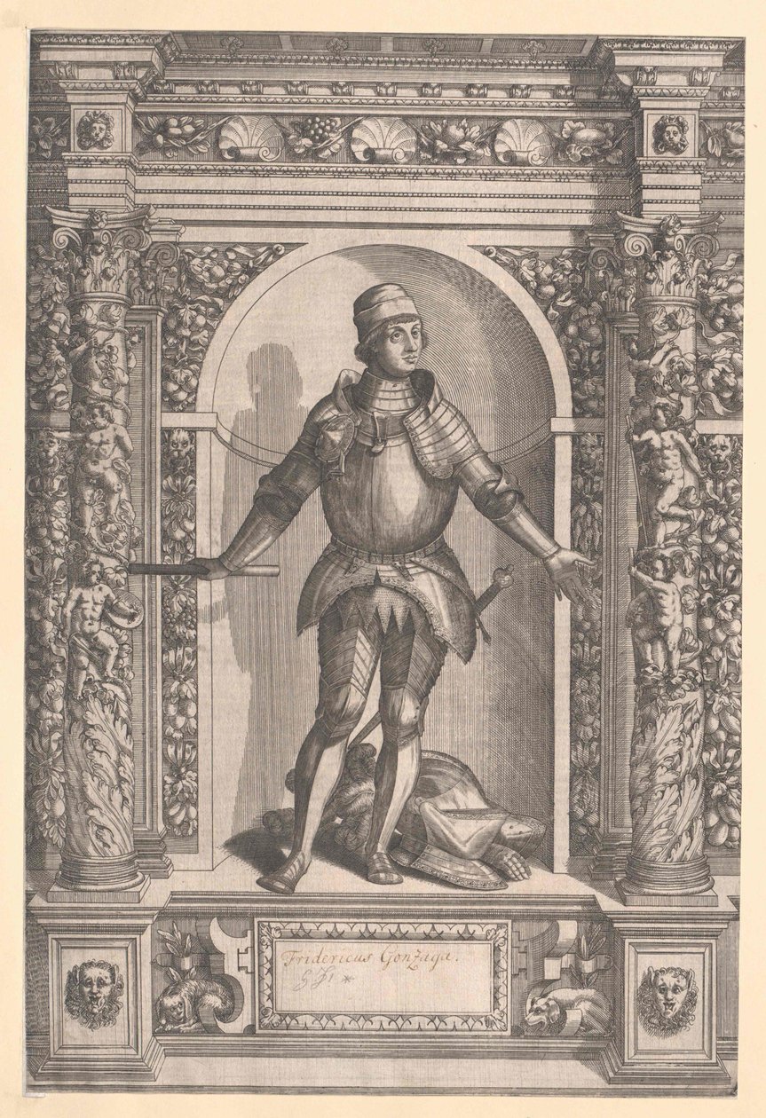 markrabě mantovský Fridrich I. Gonzaga od Artist Unknown