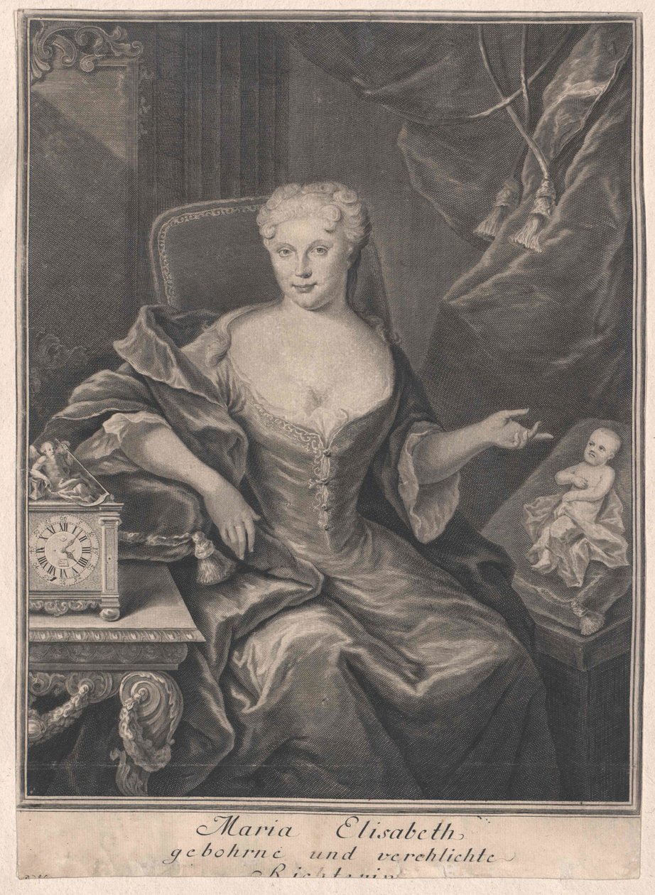 Maria Elisabeth Richter od Artist Unknown