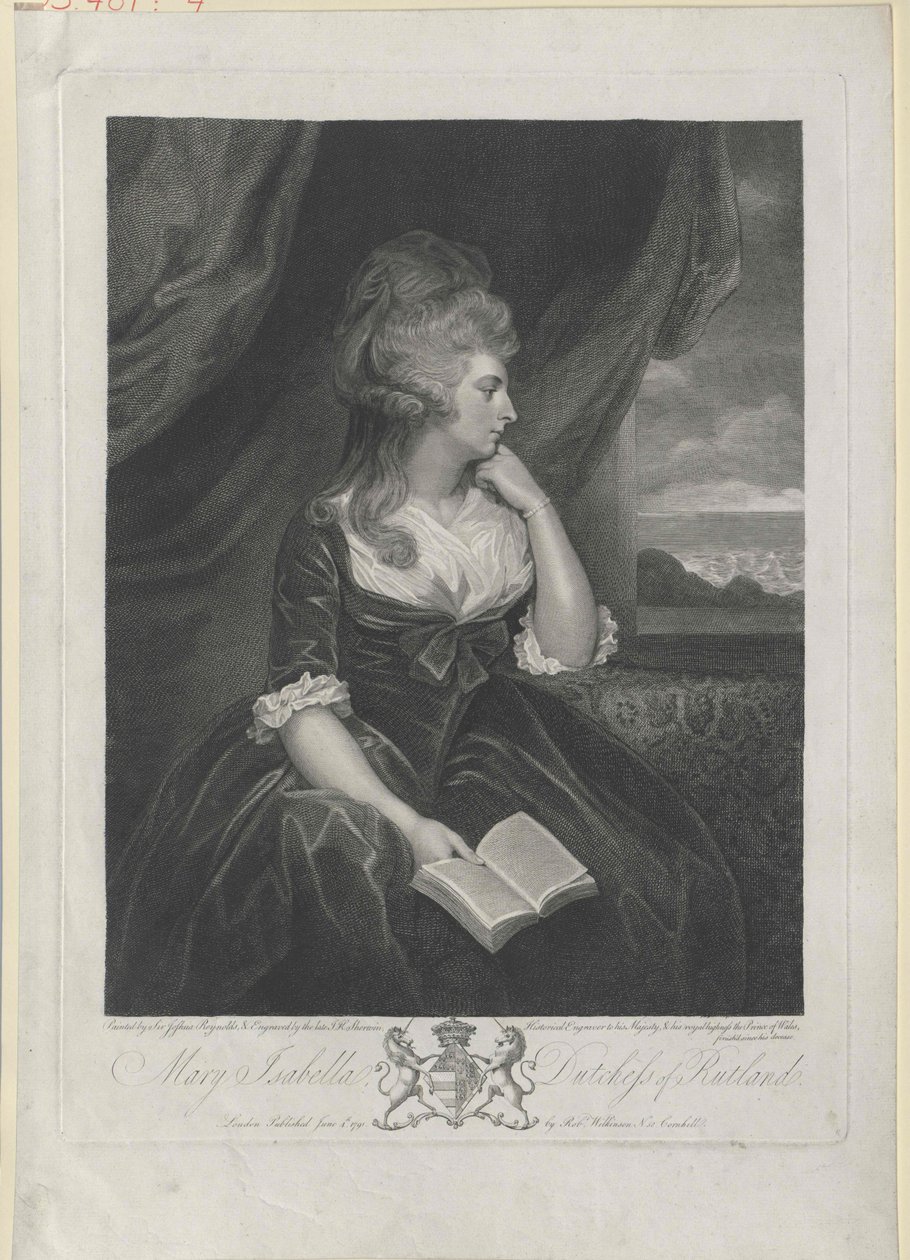 Mary Isabella Lady Somerset od Artist Unknown