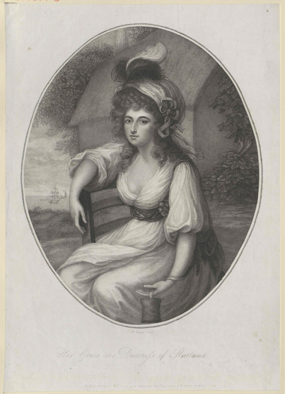 Mary Isabella Lady Somerset od Artist Unknown