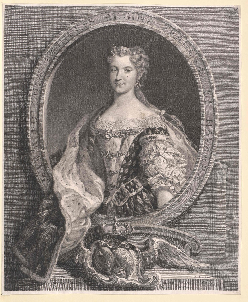 Maria Leszczynska od Artist Unknown