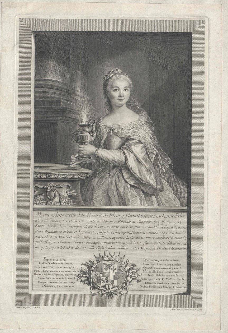 Marie Diana Antoinetta de Rosset de Rocozel de Fleury od Artist Unknown