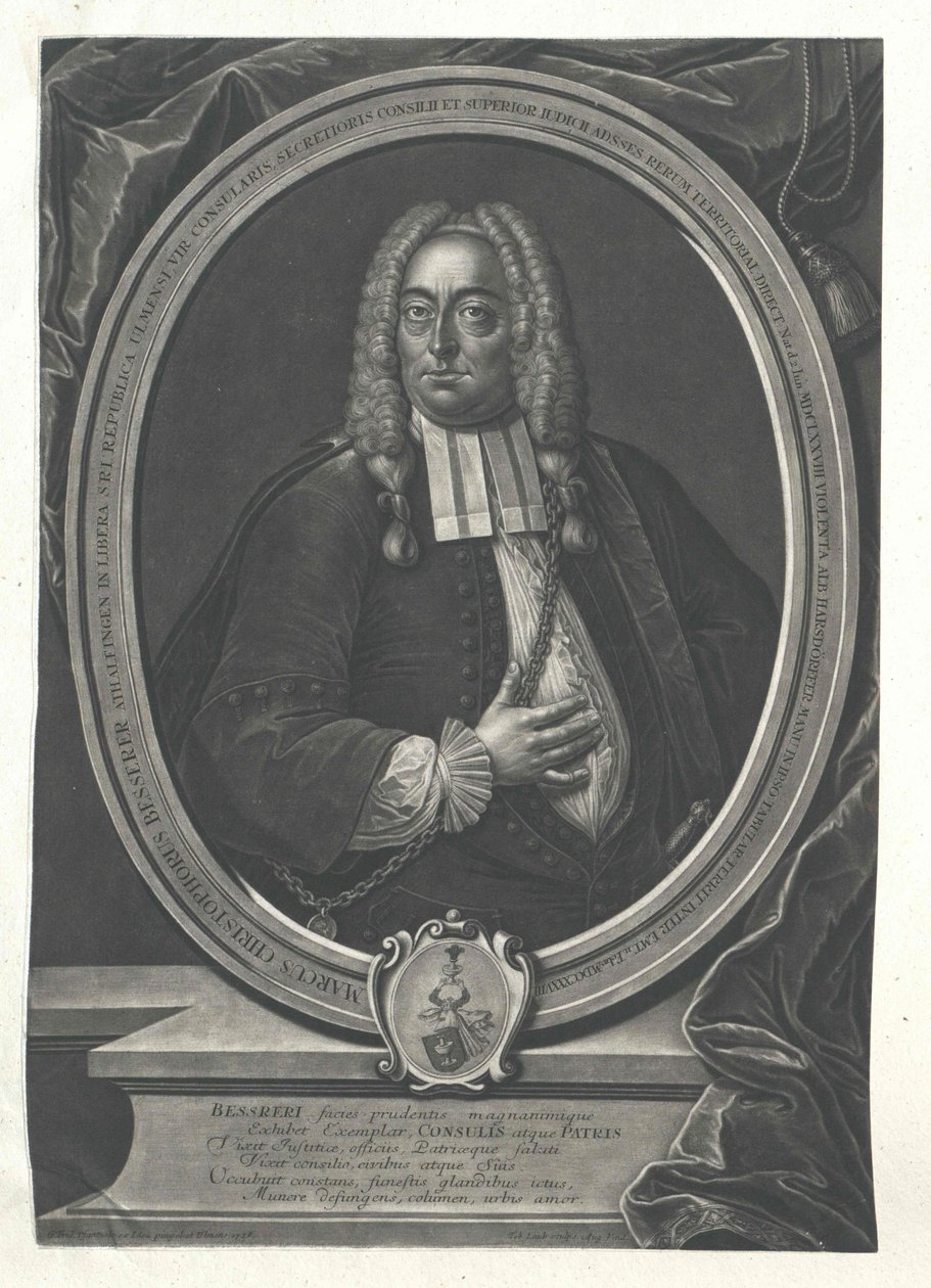 Mark Christoph Besserer, Thalfingen od Artist Unknown