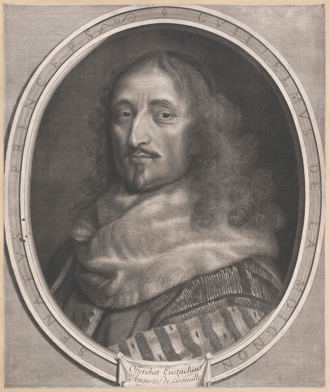 Markýz de Basville Lamoignon (tisk) od Artist Unknown