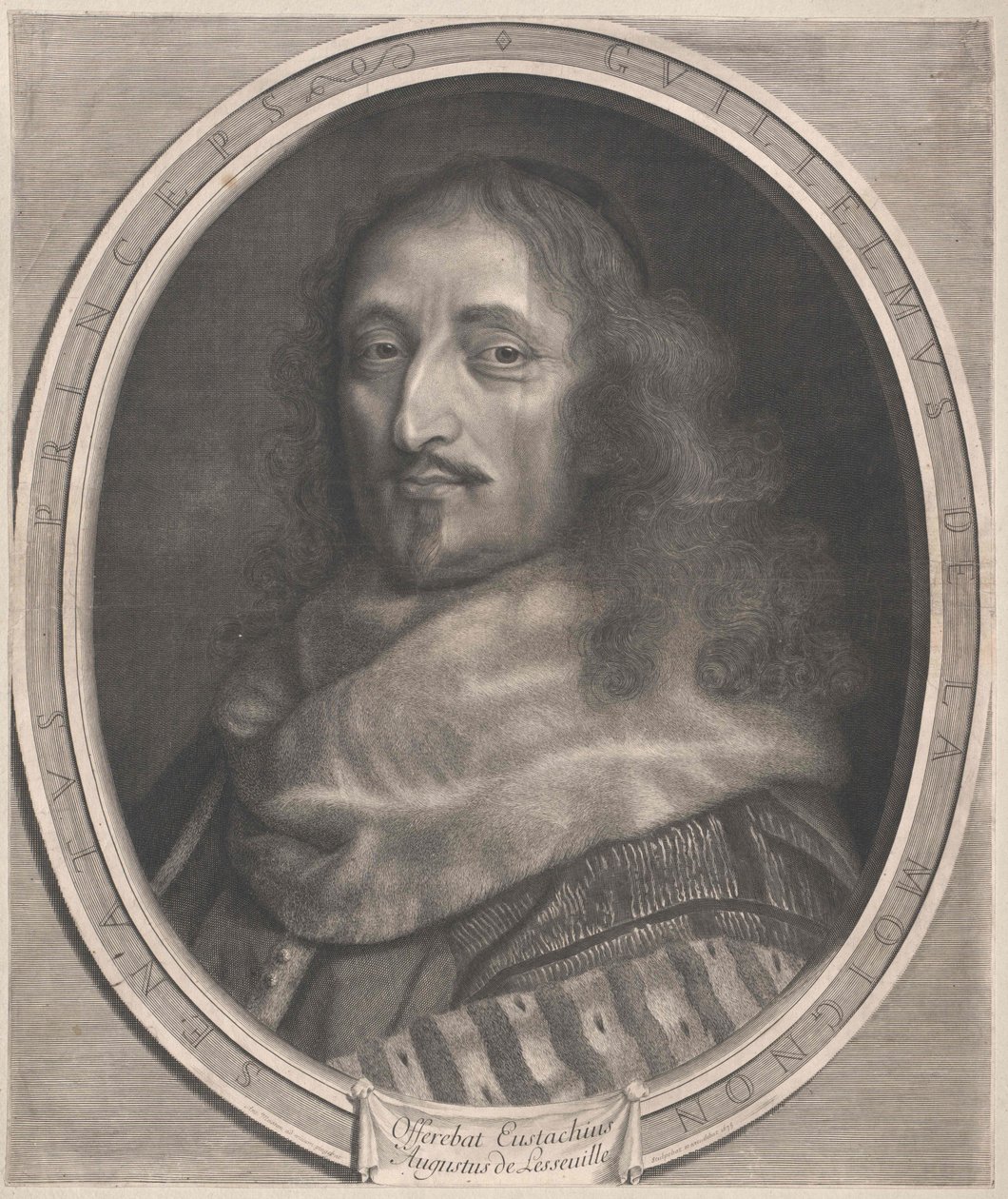 Markýz de Basville Lamoignon (tisk) od Artist Unknown