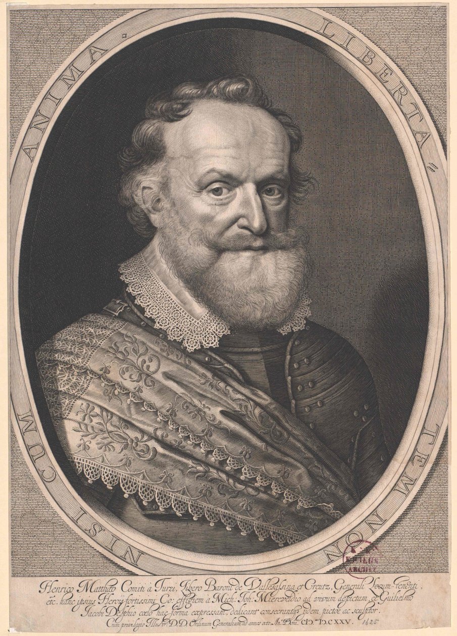 Matthew hrabě Thurn-Valsassina od Artist Unknown