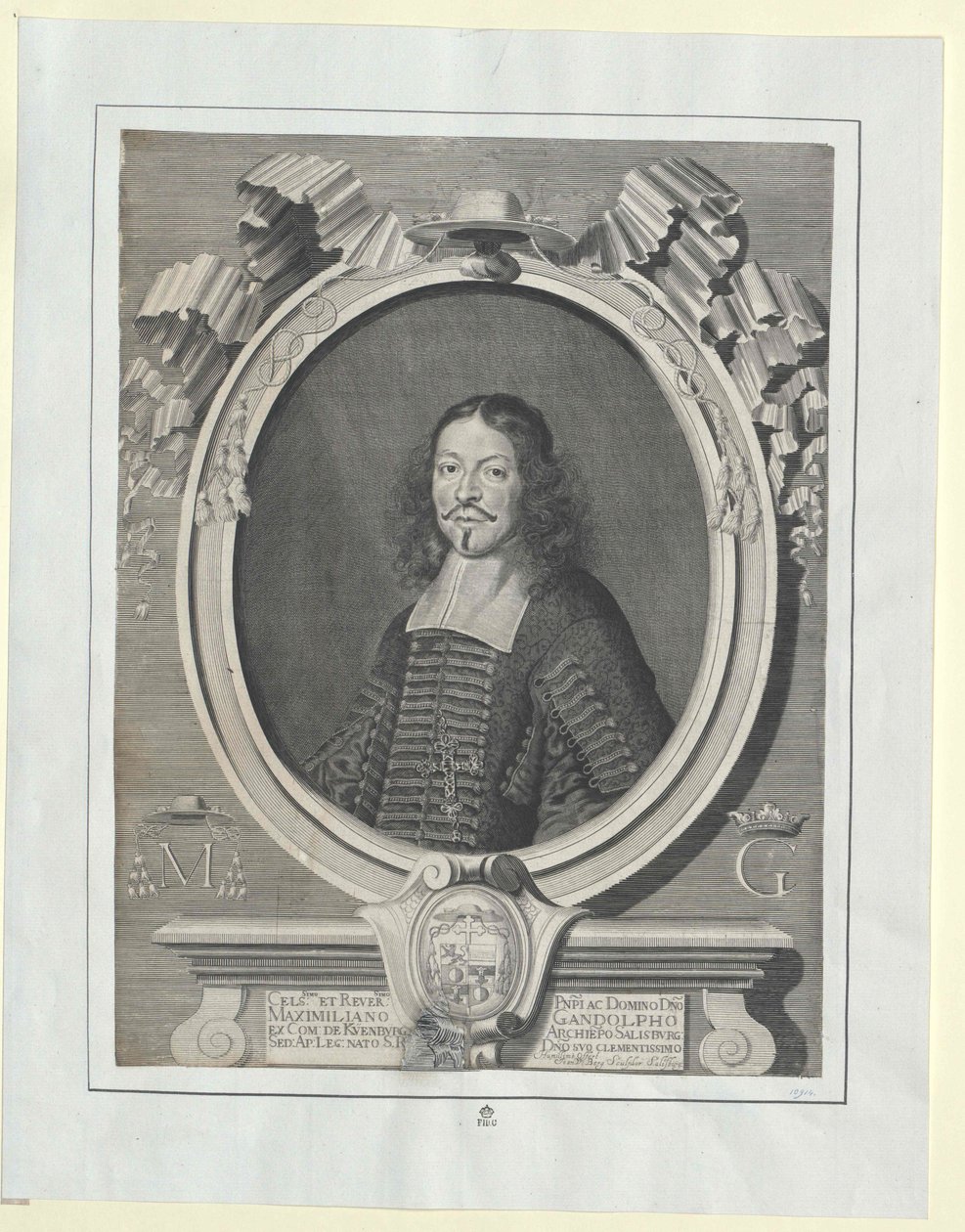 Max Gandolf hrabě Kueenburg od Artist Unknown