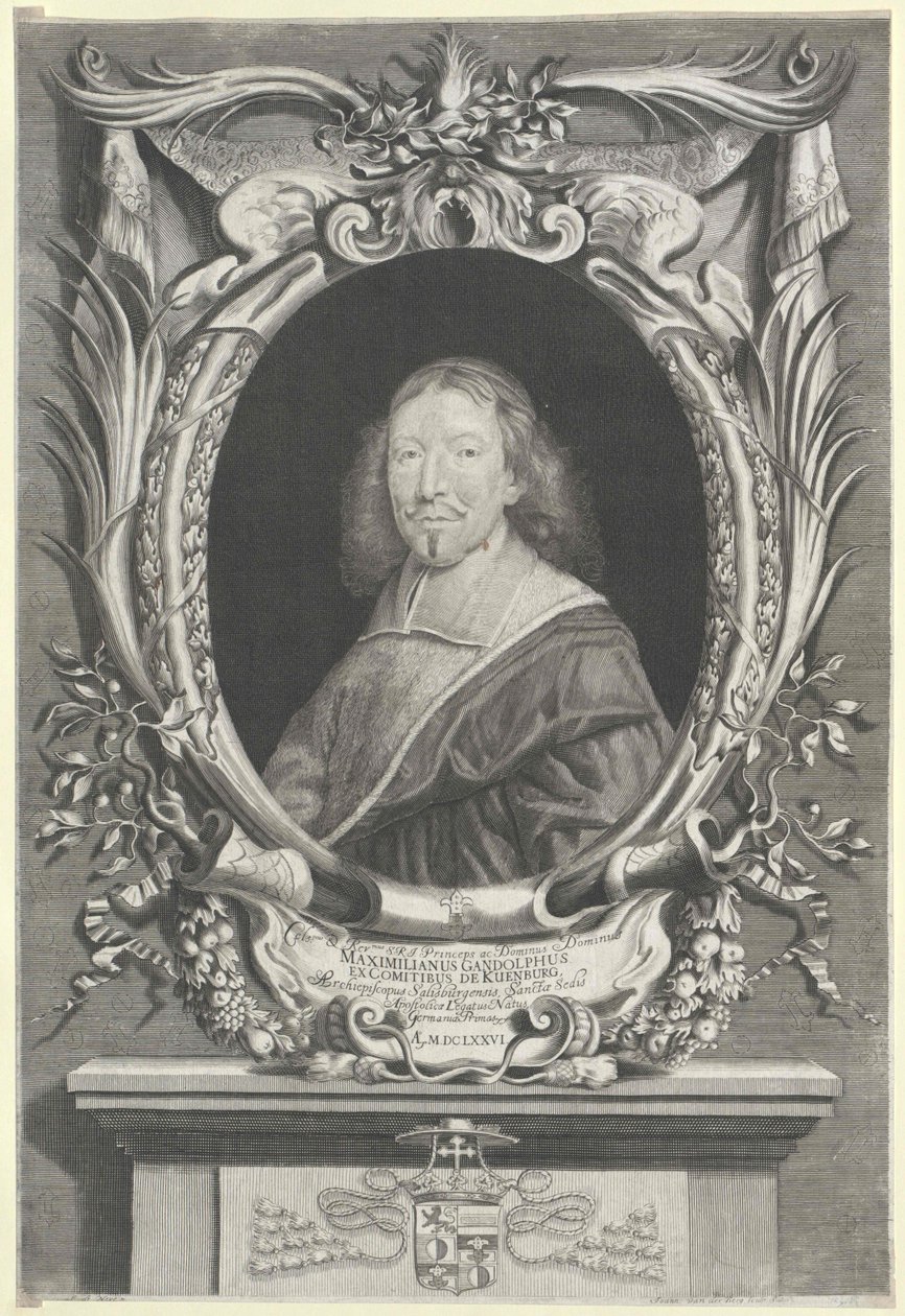 Max Gandolf hrabě Kueenburg od Artist Unknown