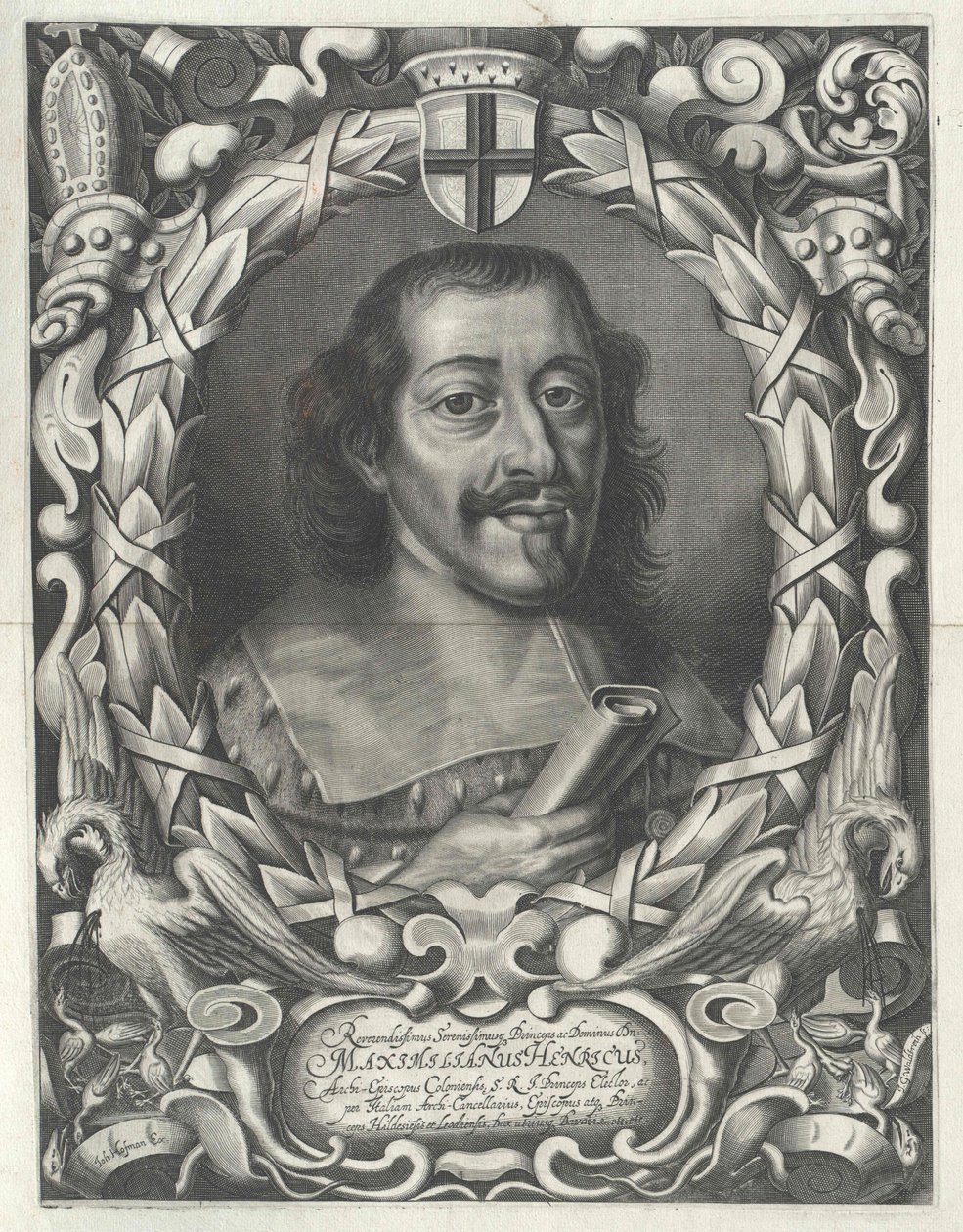 Maximilian Heinrich, vévoda bavorský, kurfiřt00720073007400200076on K006c006e0000 (tisk) od Artist Unknown