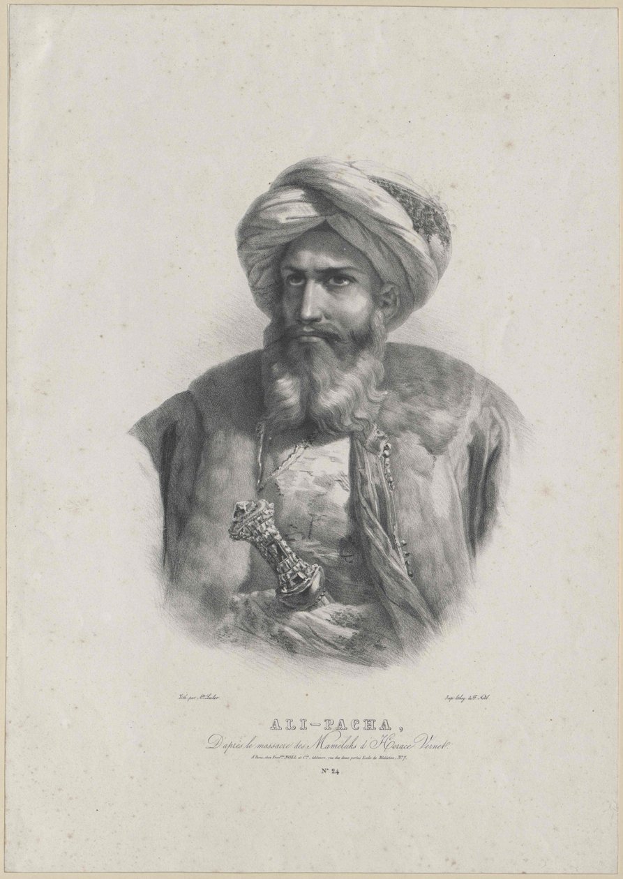 Mehemed Ali bashaw (tisk) od Artist Unknown