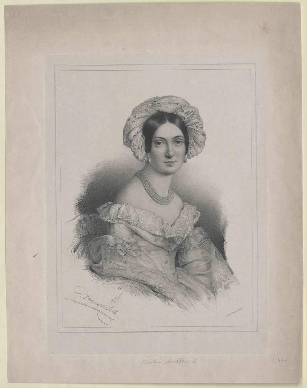 Melanie hraběnka Zichy-Ferraris od Artist Unknown