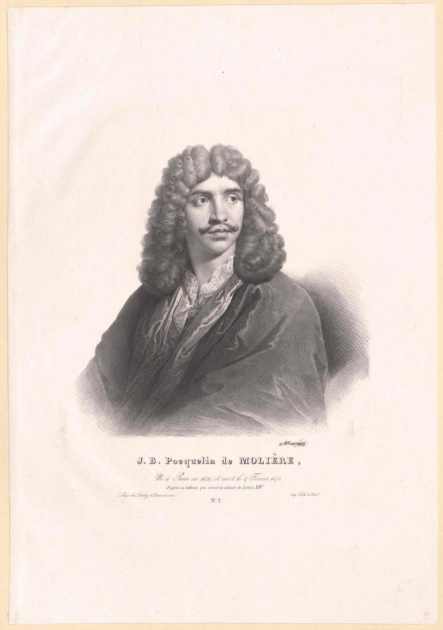 Moliere (tisk) od Artist Unknown
