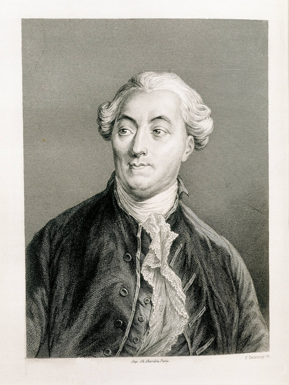 NECKER, Jacques (1732-1804). Švýcarský finančník a státník ve službách Francie. Rytina (1883). Litografie. ŠPANĚLSKO. KATALONIE. Barcelona. Biblioteca de Catalunya (Katalánská národní knihovna) od Artist Unknown