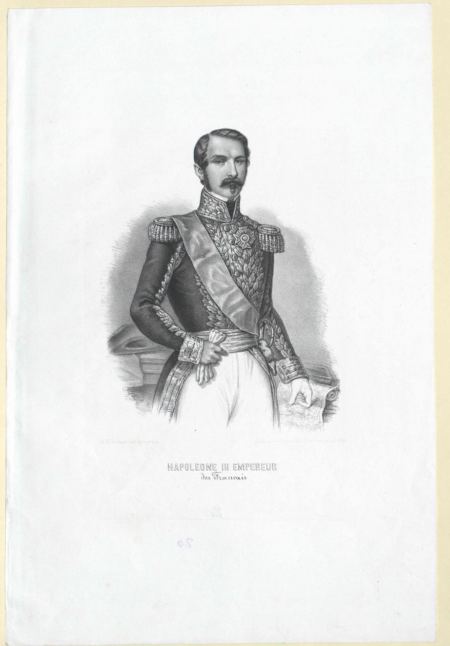 Napoleon III. císařem francouzským, od Artist Unknown