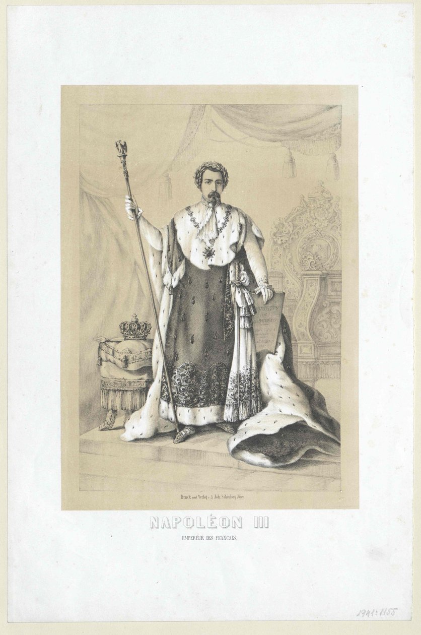 Napoleon III. císařem francouzským, od Artist Unknown