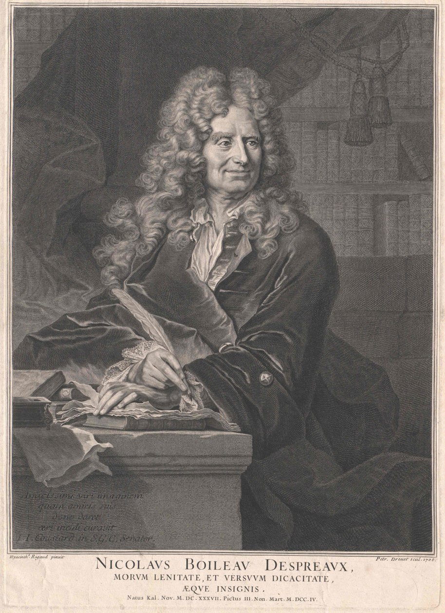 Nicolas Boileau-Despreaux od Artist Unknown