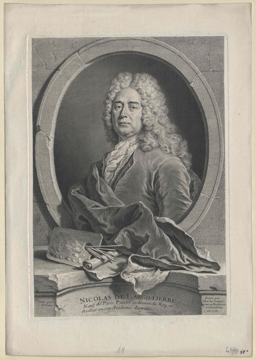 Nicolas de Largilliere (tisk) od Artist Unknown