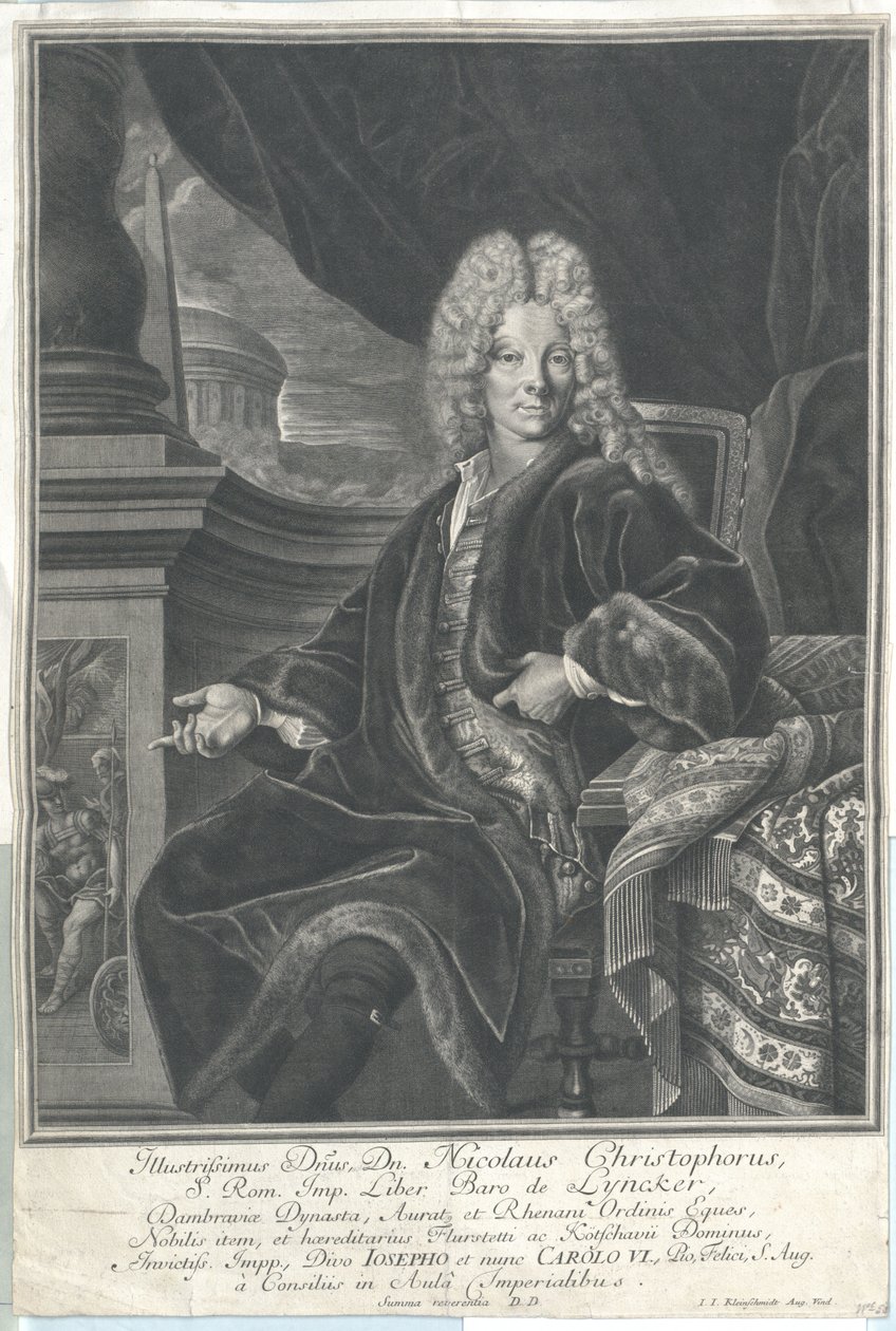 Nicolaus Christoph baron von Lyncker od Artist Unknown