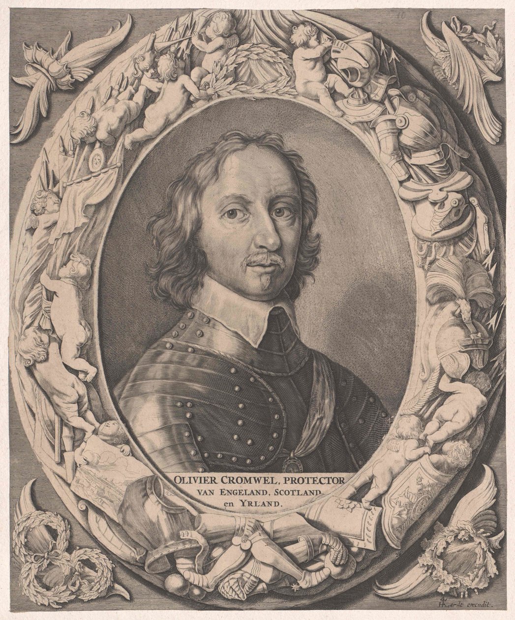 Oliver Cromwell od Artist Unknown