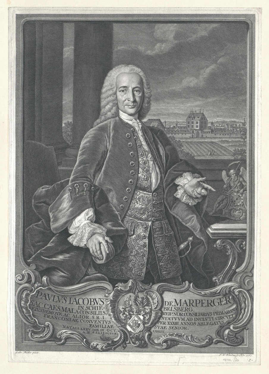 Paul Jakob von Marperger od Artist Unknown