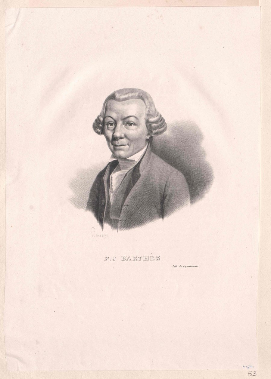Paul Joseph Barthez od Artist Unknown