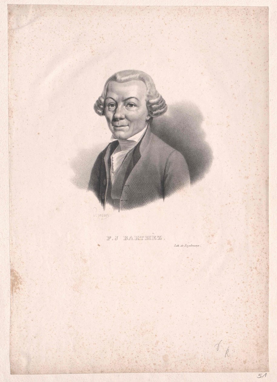 Paul Joseph Barthez od Artist Unknown