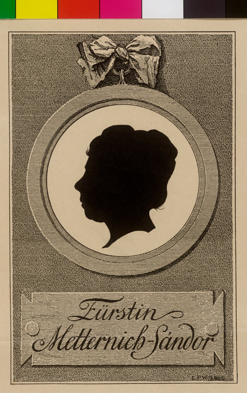 Pauline hraběnka Sandor von Slavnicza (tisk) od Artist Unknown