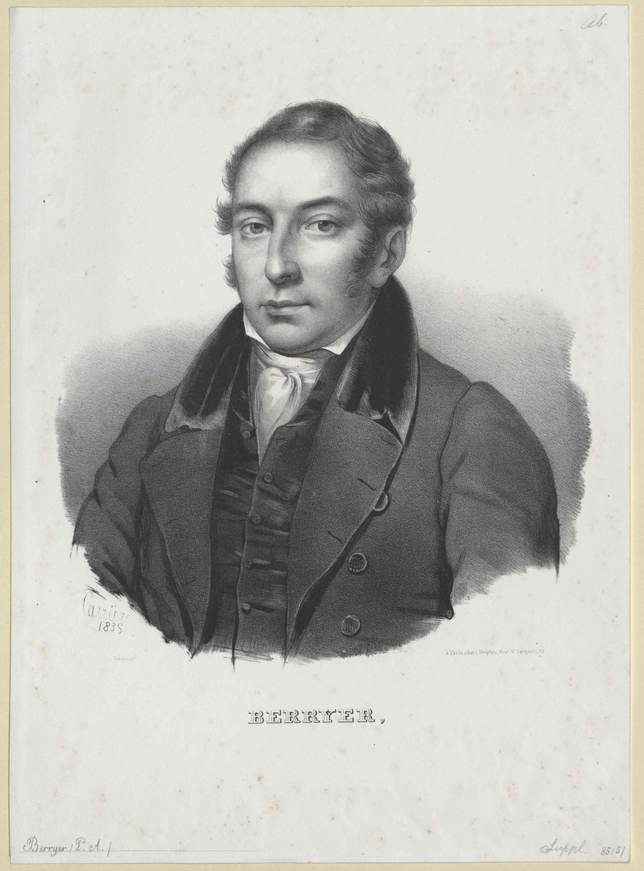 Pierre Antoine Berryer (tisk) od Artist Unknown