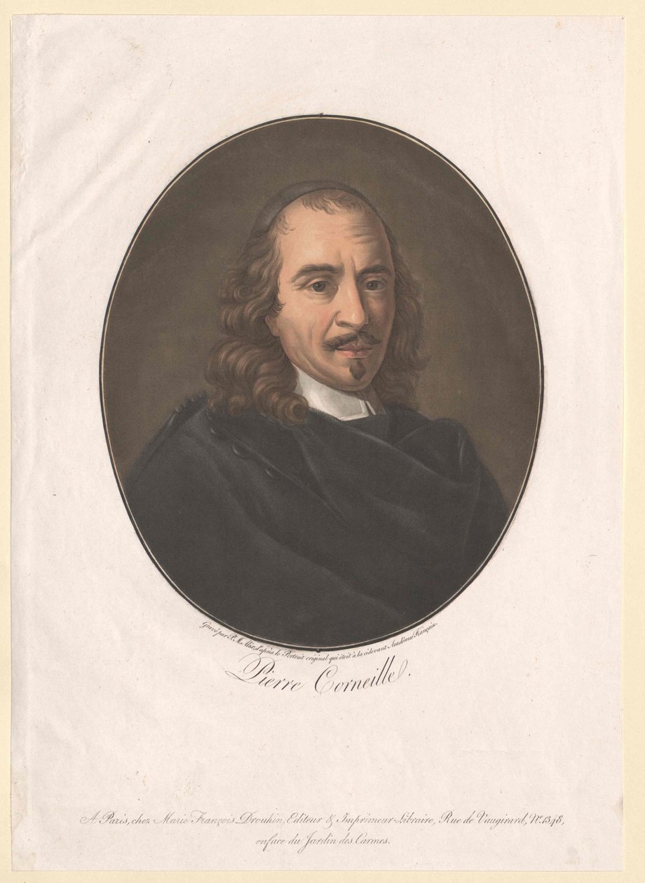 Pierre Corneille (tisk) od Artist Unknown