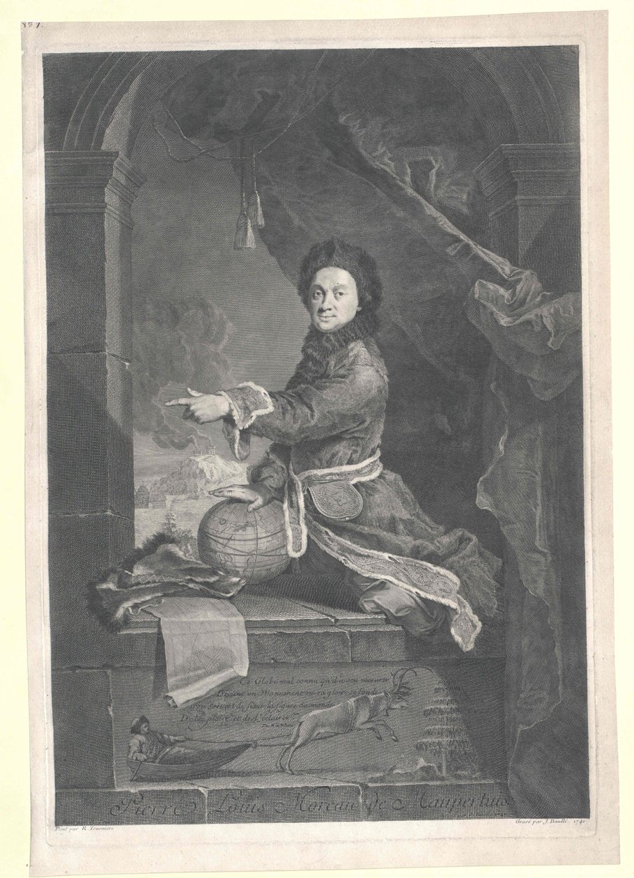 Pierre Louis de Maupertuis od Artist Unknown