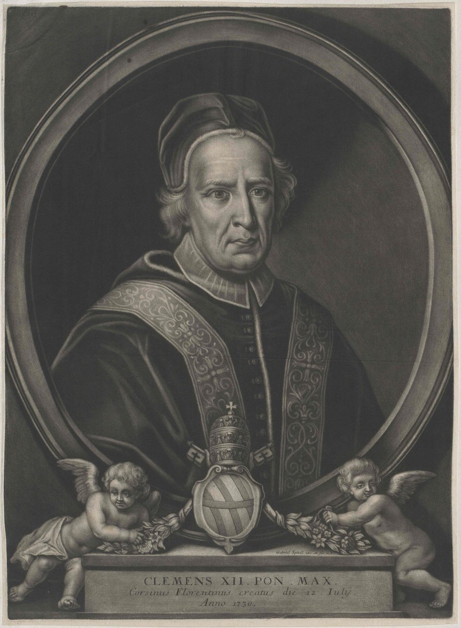Papež Klement XII (tisk) od Artist Unknown