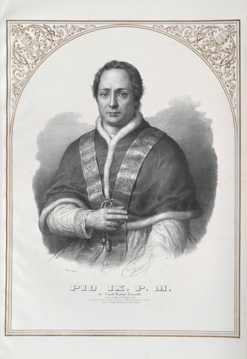 Papež Pius IX. od Artist Unknown