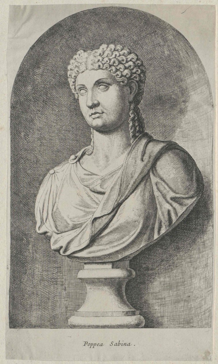 Poppaea Sabina (tisk) od Artist Unknown