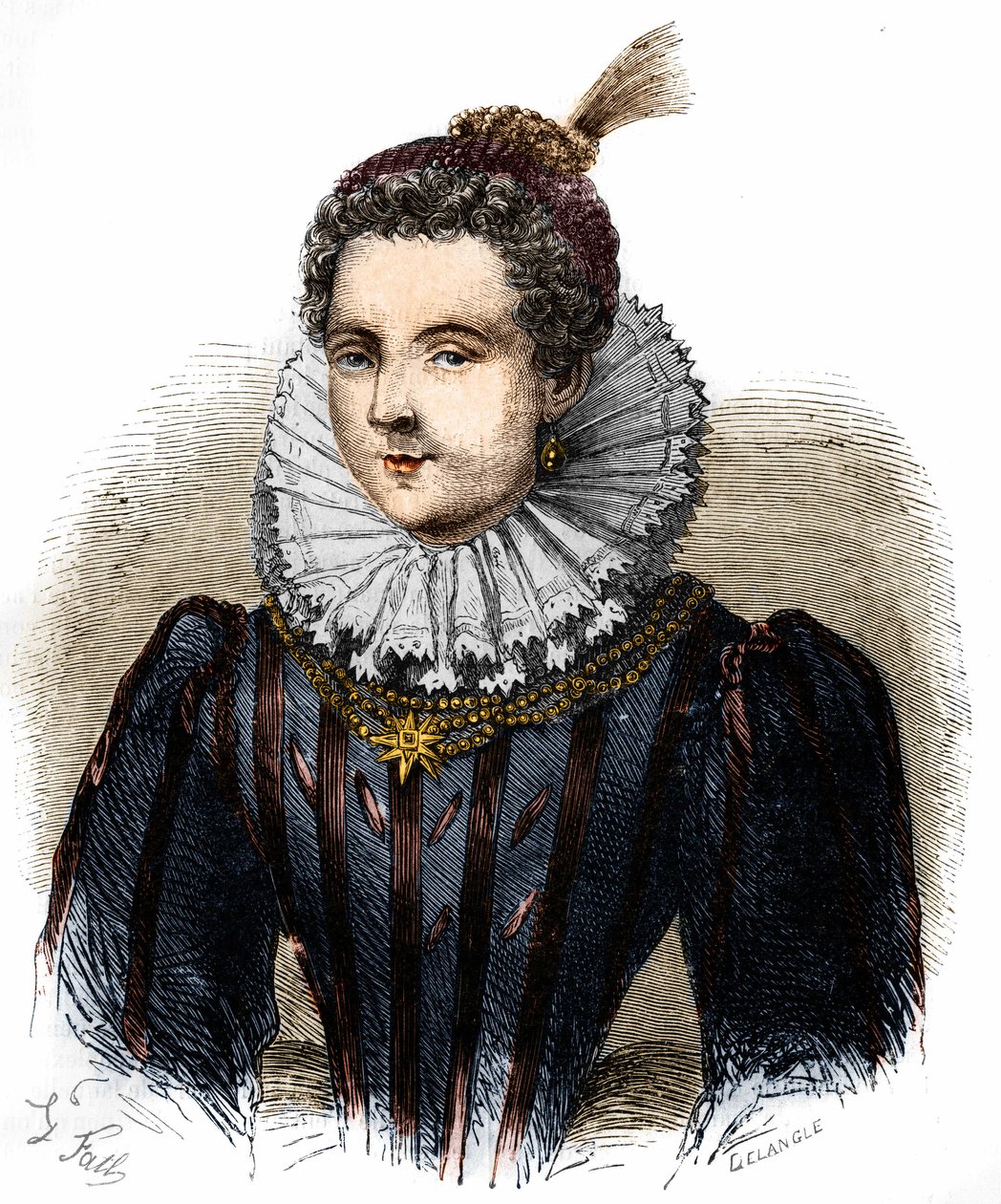 Portrét Kateřiny Henrietty de Balzac d